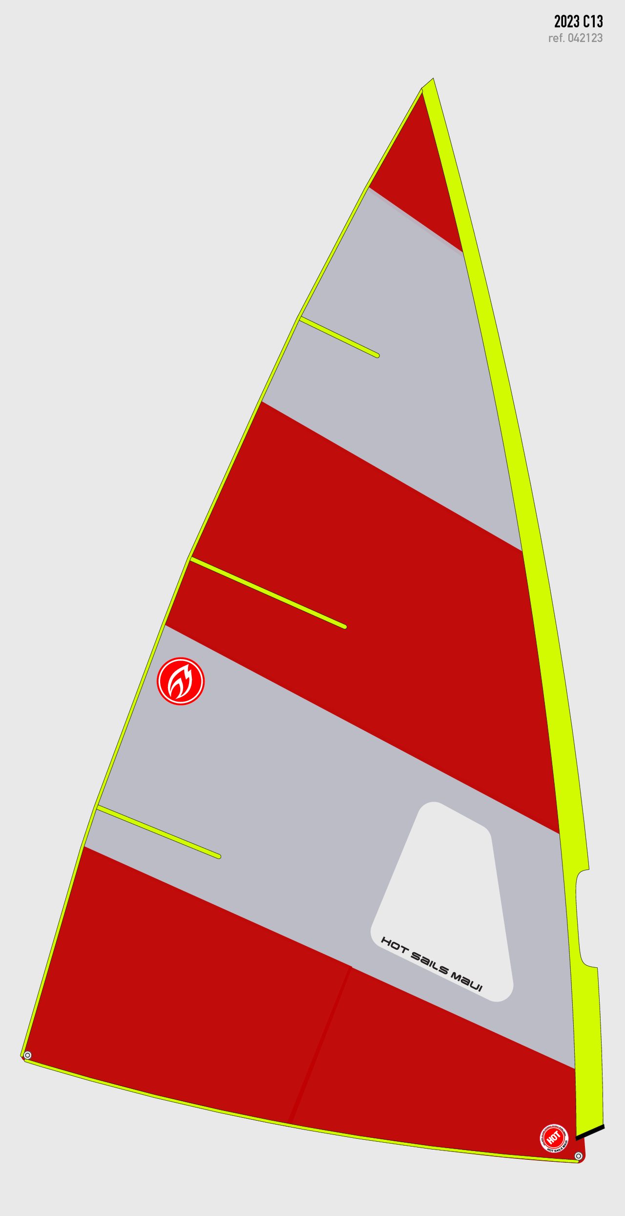 SummerFreak 6.5m windsurfer sail C13